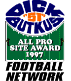 Dick Butkus Football Network - 1997 All Pro Site Award