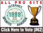 Internet Sports Network - 1998 All Pro Site Award